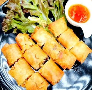 Spring Rolls at Veggie Tales x Wagging Tales Cafe in Hua Hin