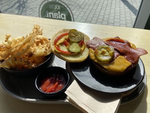 Bacon cheeseburger  at Mavericks Burger Co in Toronto