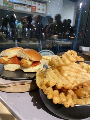 Chicken parm   at Mavericks Burger Co in Toronto