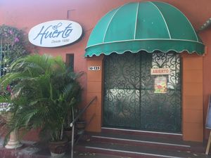 Outside at El Huerto in Barranquilla