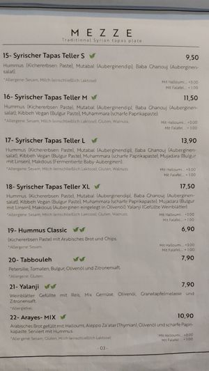 Mezze at HIMMEL 8 in Berlin