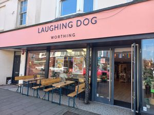 Outside at Laughing Dog in Worthing