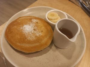 Kids' vegan pancakes (on request) at Laughing Dog in Worthing