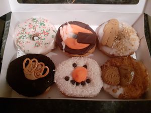 Vegan donuts 🍩  #Veganuary at Big Fat Donut Co in Gateshead