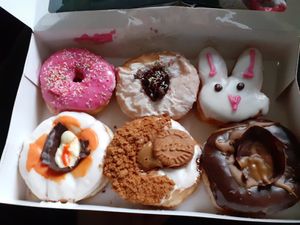Easter donuts at Big Fat Donut Co in Gateshead