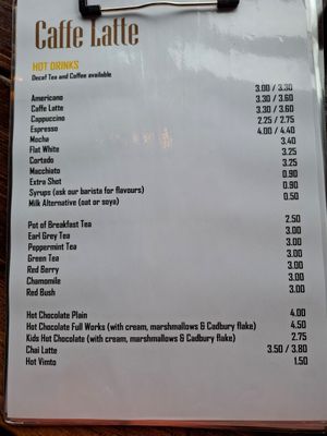  at Caffe Latte in Chorley