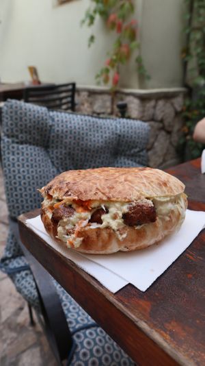 ćevapčićI  at AhimSa Vega-Yoga in Belgrade