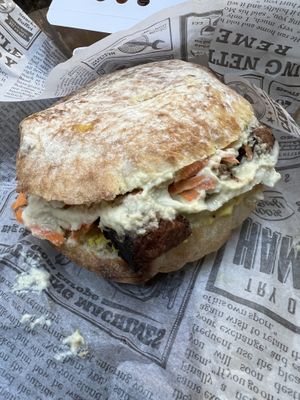 Ćevapćići  at AhimSa Vega-Yoga in Belgrade