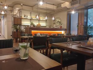 Interior, room in the back at AhimSa Vega-Yoga in Belgrade