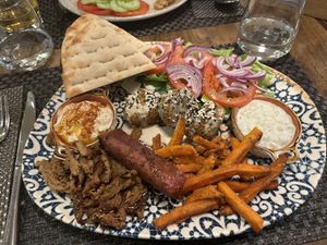 Protein plate  at AhimSa Vega-Yoga in Belgrade