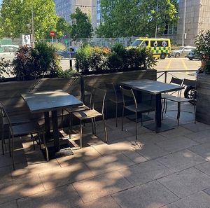 Terrace at Honest Greens - Velázquez in Madrid