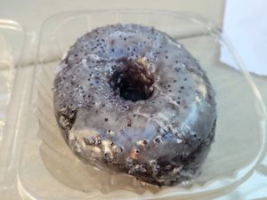 Ube Donut at Everglazed Donuts & Cold Brew in Lake Buena Vista