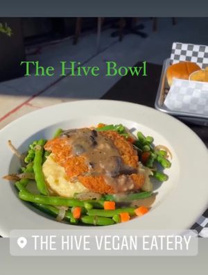 The Hive Bowl at the hive vegan eatery in Houston