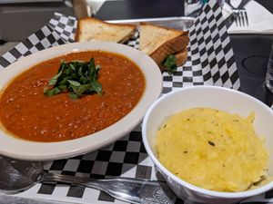 Mac & cheese at the hive vegan eatery in Houston