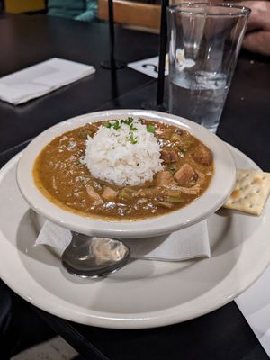 Etoufee at the hive vegan eatery in Houston