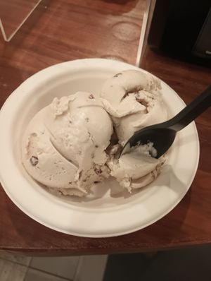 2 scoops maple pecan at The Parlour in Durham