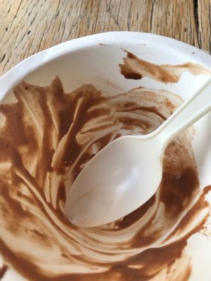 Amazing chocolate Ice Cream!! at The Parlour in Durham