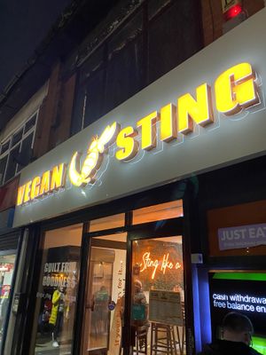 Front entrance   at Vegan Sting in Manchester