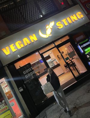   at Vegan Sting in Manchester