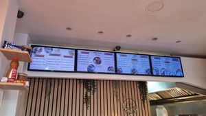 Menu at Vegan Sting in Manchester