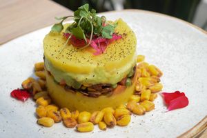 Causa limeña  at Gigi's Plant Based in Pereira