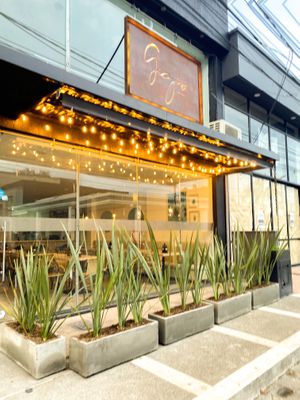 The front of the restaurant  at Gigi's Plant Based in Pereira