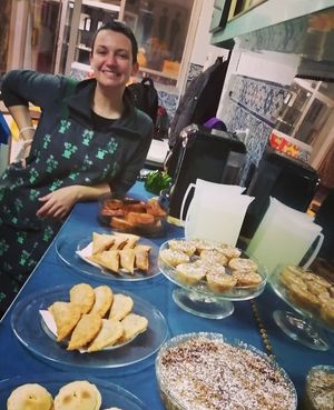 Andreia the owner at Lupin Snack Bar in Porto