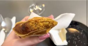 Chamuça #Veganuary at Lupin Snack Bar in Porto