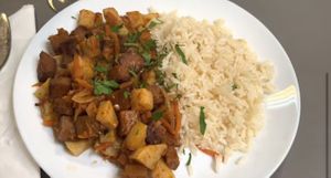 Rojões vegan 2 #Veganuary at Lupin Snack Bar in Porto