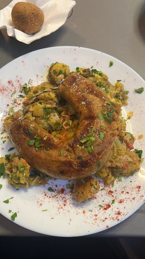 Traditional Portuguese cuisine - vegan 🫶✨  at Lupin Snack Bar in Porto