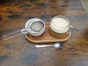 Chai latte at Fika+ in Chester