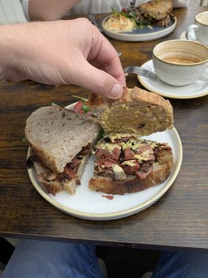 Juicy marbles sandwich at Fika+ in Chester