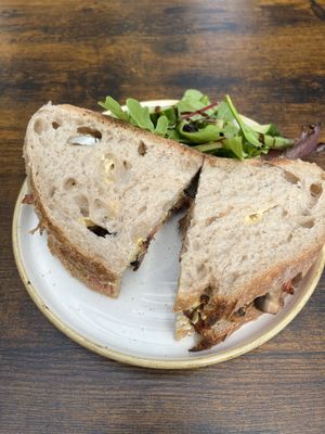 Juicy marbles sandwich on sourdough   at Fika+ in Chester