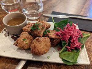 Popcorn chicken at Monsoon in Launceston