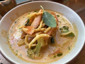 Penang curry  at Monsoon in Launceston