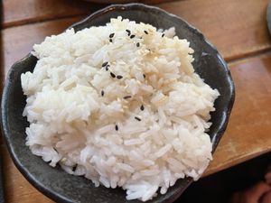 Coconut rice  at Monsoon in Launceston