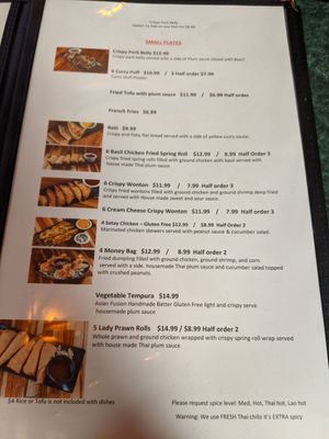  at Asian Fusion Thai and Laos Cuisine in Fort Bragg