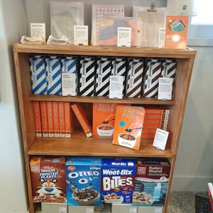 cereal area at Wholesome 홀썸 in Seoul