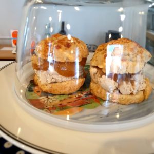 scone sammies at Wholesome 홀썸 in Seoul