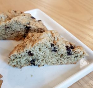 Earl grey chocolate scone at Wholesome 홀썸 in Seoul