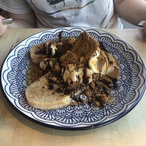 Biscoff French Toast  at The Magic Sunflower in Dronfield
