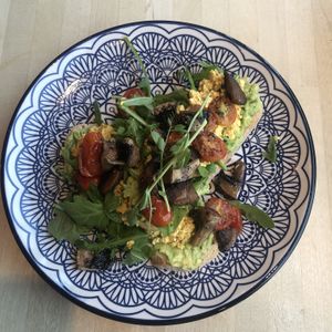 Loaded Avocado Toast   at The Magic Sunflower in Dronfield