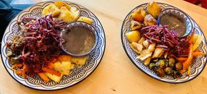 Nutroast and shredded chick’n   at The Magic Sunflower in Dronfield