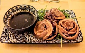 Valentine Bistro evening dumplings at The Magic Sunflower in Dronfield
