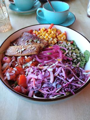 Sunflower Salad at The Magic Sunflower in Dronfield