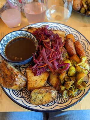 Sunday roast at The Magic Sunflower in Dronfield