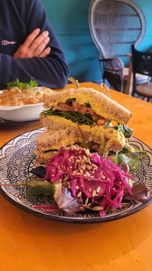 Egg Salad Sandwich at The Magic Sunflower in Dronfield