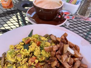 Tofu scramble   at Cafe Eclectic in Memphis