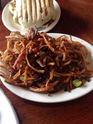 Hash browns  at Cafe Eclectic in Memphis