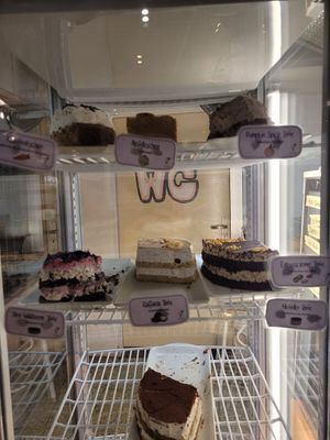 all the vegan cakes! at Café Rotkehlchen - Merowingerstraße in Cologne